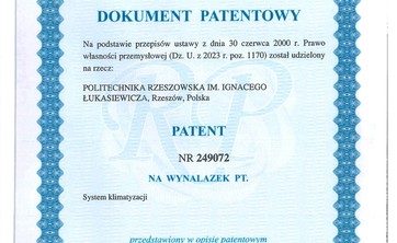 Udzielenie patentu